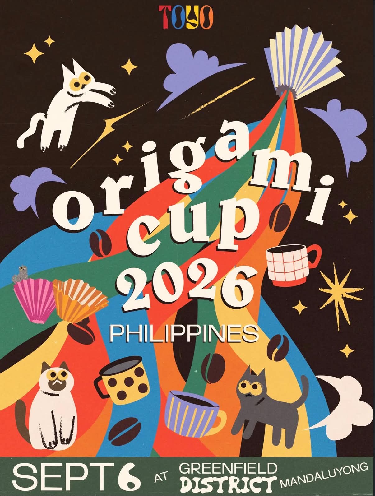 Origami Cup Event Poster